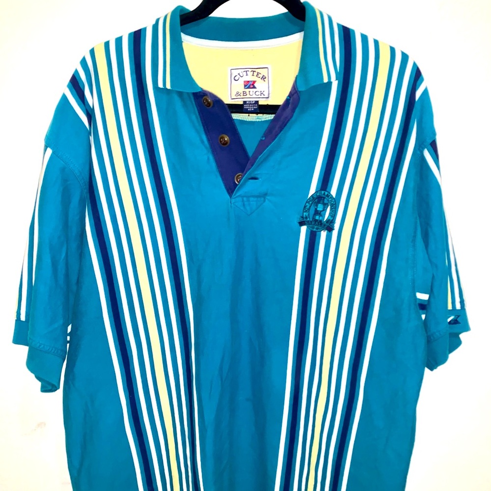 Cutter & Buck Vintage 80’s & 90’s Color Block Polo